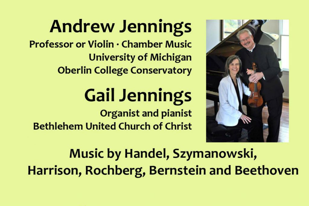 Coffee Break Concert Violin & First Baptist